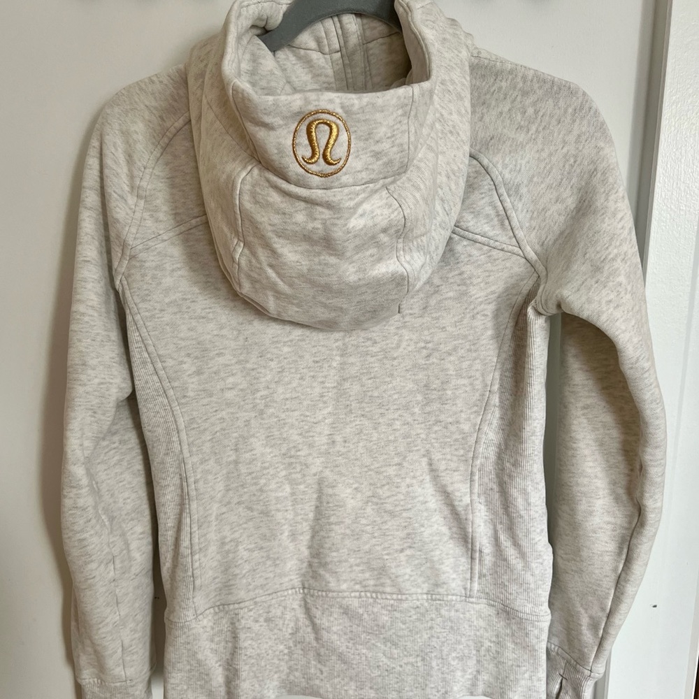 Lululemon Gray Zip Hoodie